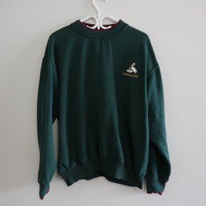 Vintage Canada Life Embroidered Crewneck